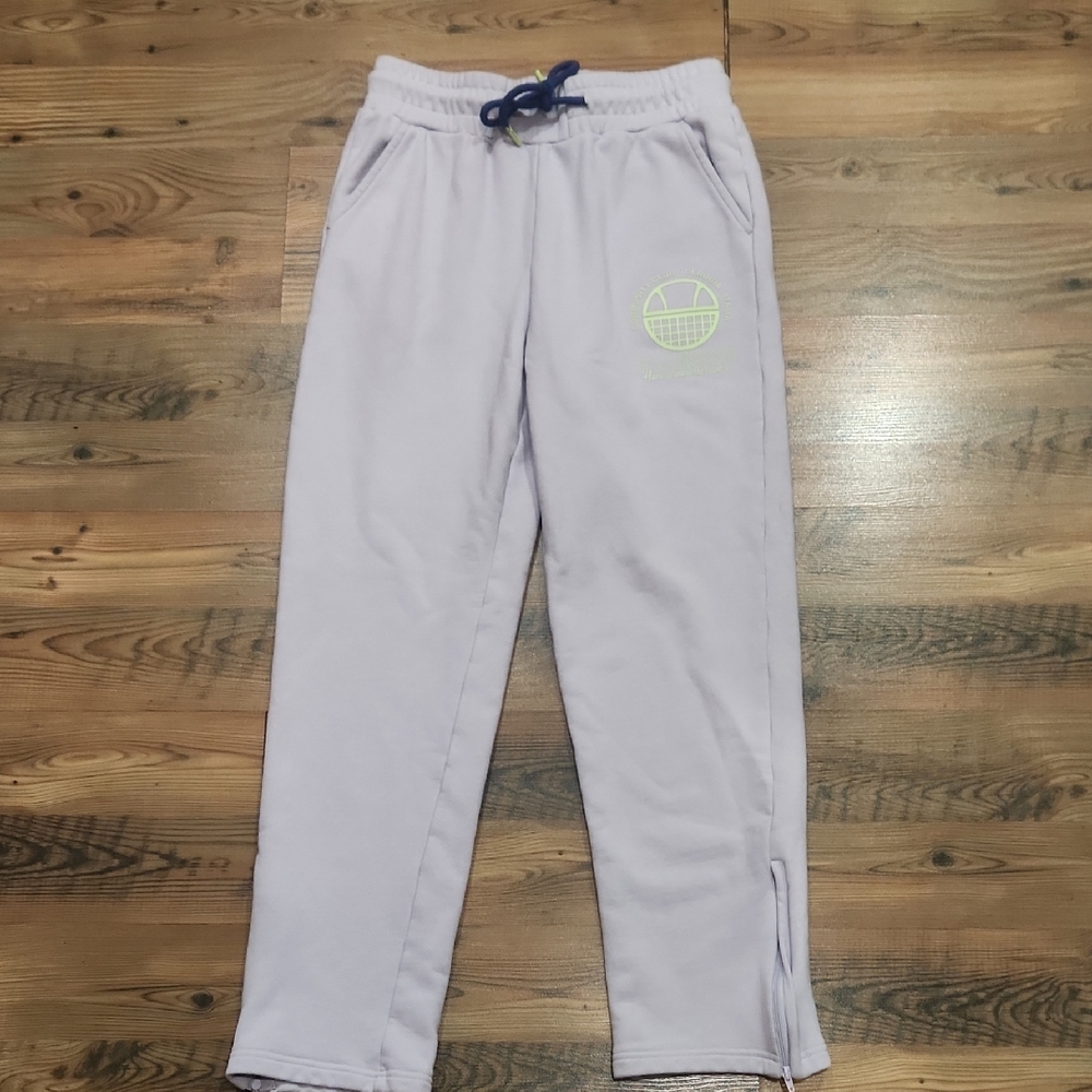 Ellesse Lavender Track Sporty‎ Athletic Pickleball Tennis Pants Gym Rack Small
